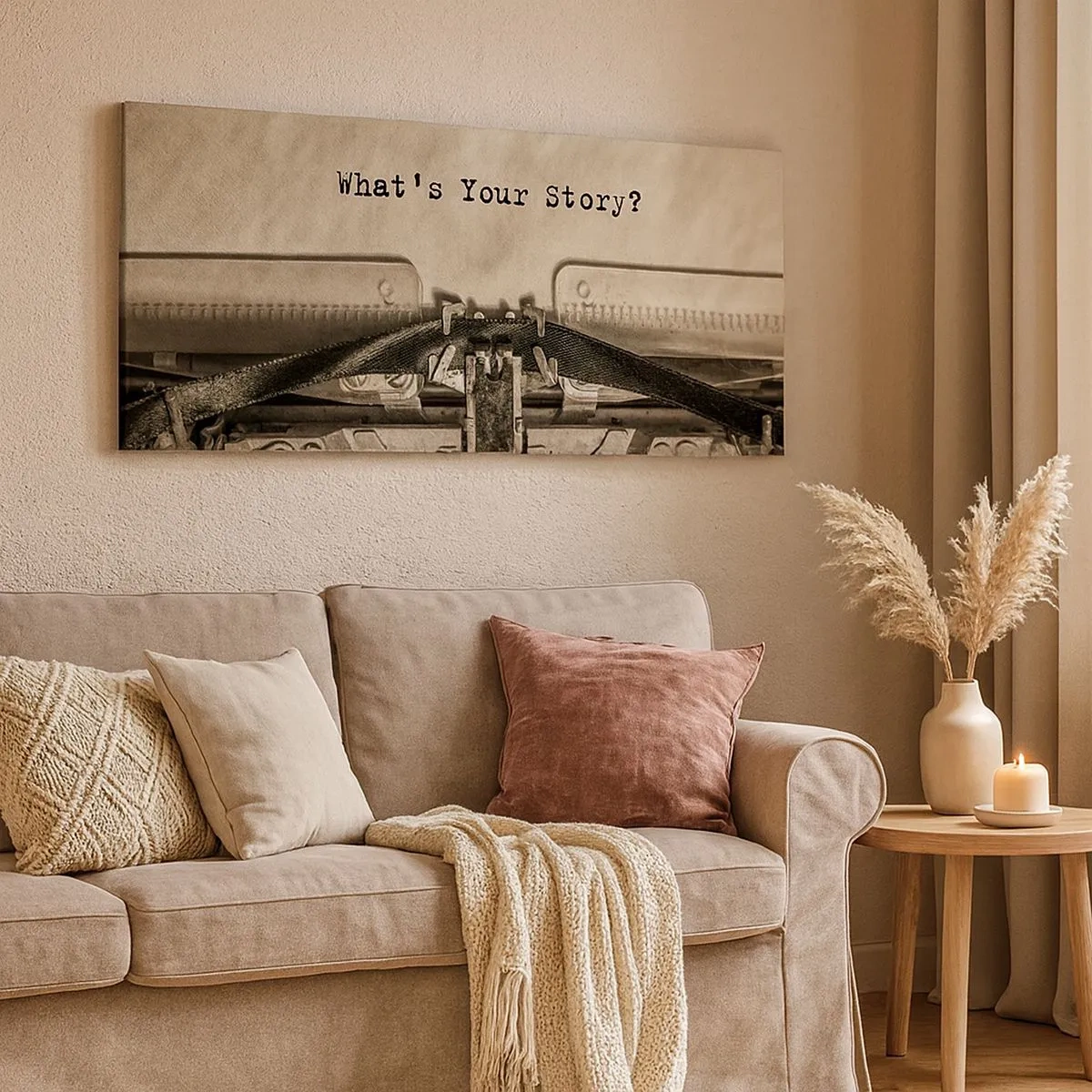 Impression sur toile - Image sur toile - Réponds-moi - 100x40 cm