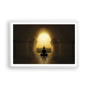 Affiche dans un cadre blanc - Poster - Pleine harmonie - 91x61 cm