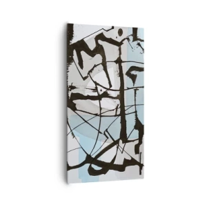 Impression sur toile - Image sur toile - Bleu malgré tout - 65x120 cm