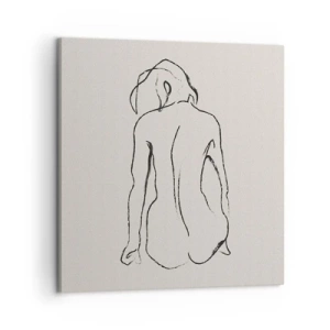 Impression sur toile - Image sur toile - Femme nue - 60x60 cm
