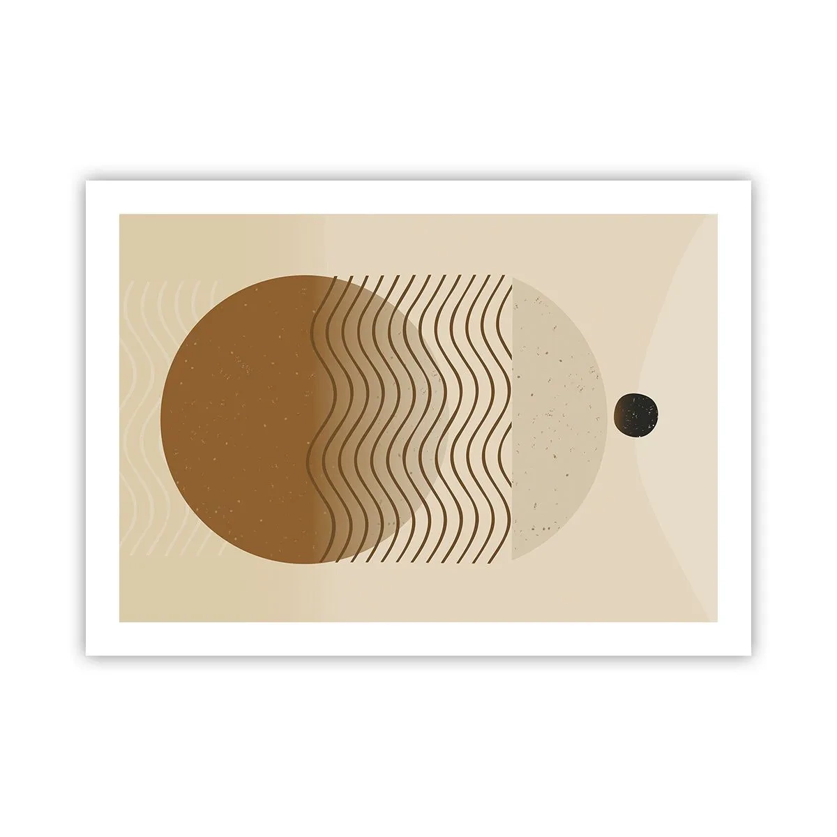 Affiche - Poster - Sur l'origine des figures géométriques - 70x50 cm