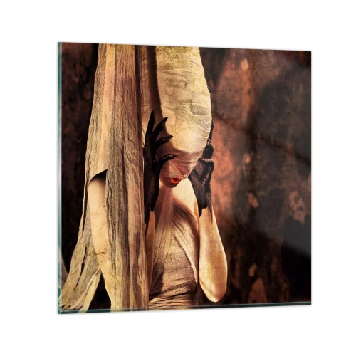 Impression sur verre - Image sur verre - Entre le bon et le mauvais - 40x40 cm