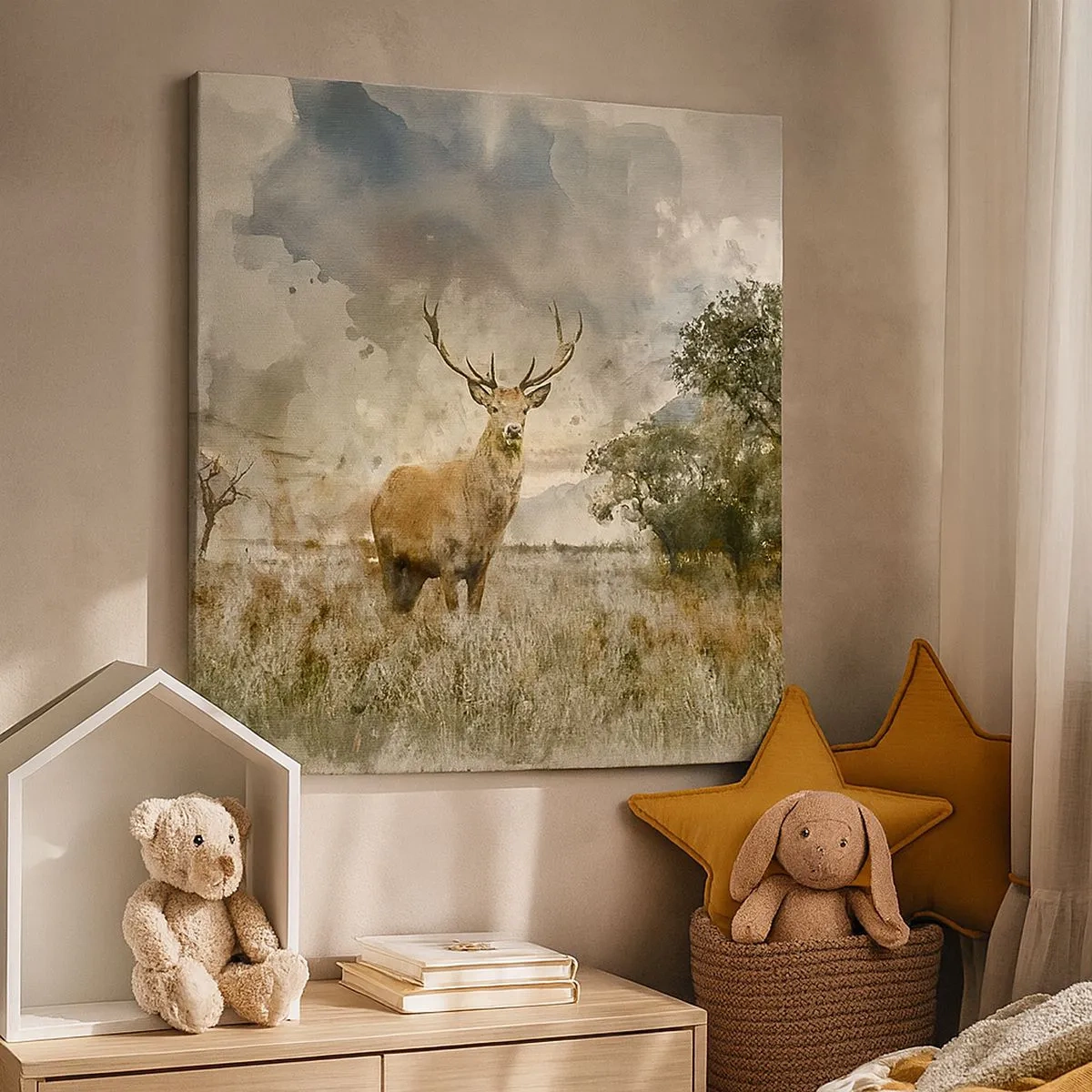 Impression sur toile - Image sur toile - Dignité - force - majesté - 30x30 cm