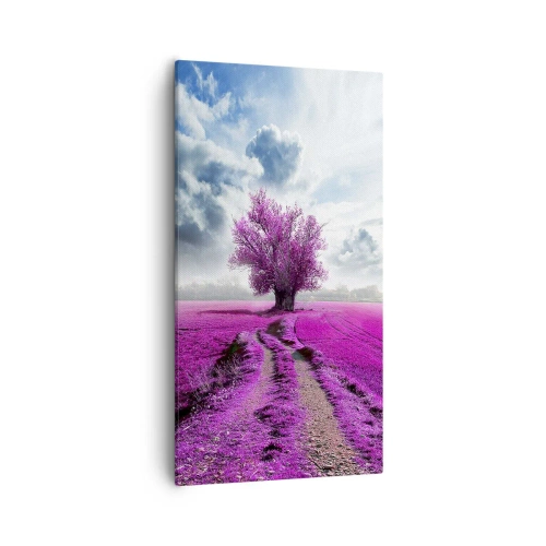 Impression sur toile - Image sur toile - Lande - nature sauvage - 55x100 cm
