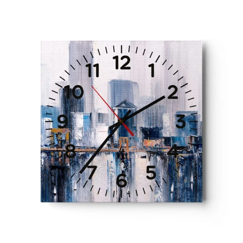 Horloge murale - Pendule murale - Impression new-yorkaise - 40x40 cm