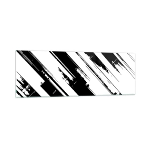 Impression sur verre - Image sur verre - Une composition intense et dynamique - 90x30 cm