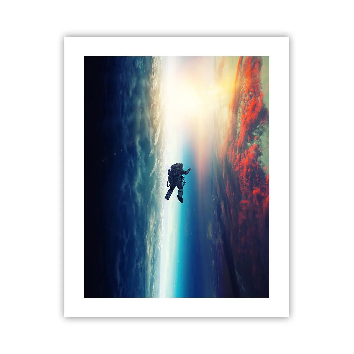 Affiche - Poster - Affronter l'univers - 40x50 cm