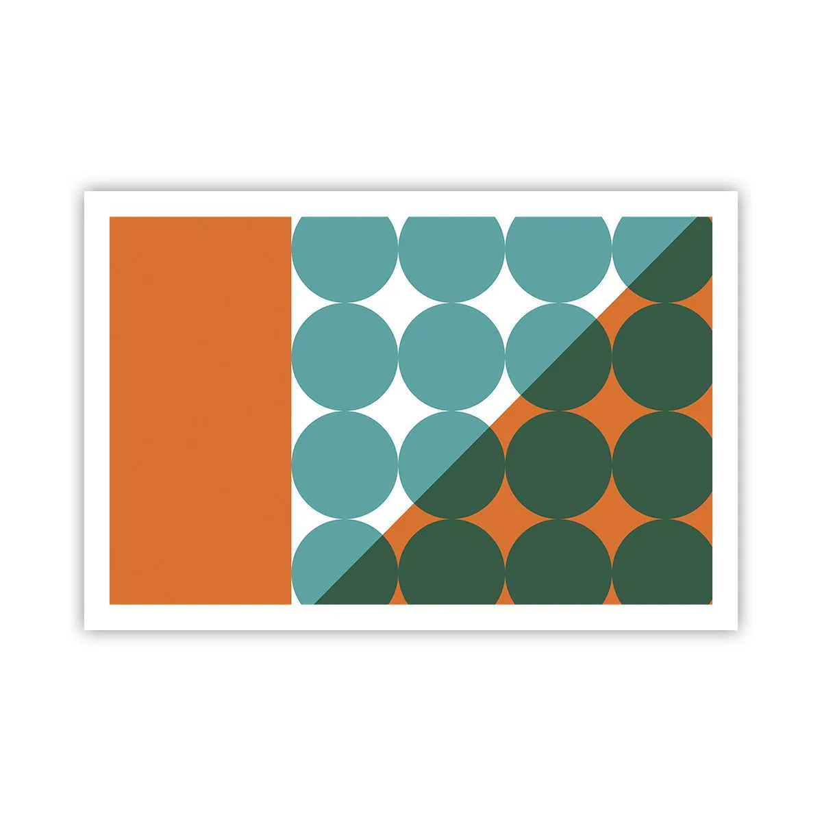 Affiche - Poster - En haut et en diagonale - 91x61 cm