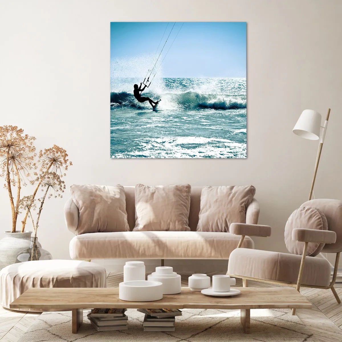 Impression sur toile - Image sur toile - On se laisse emporter - 60x60 cm