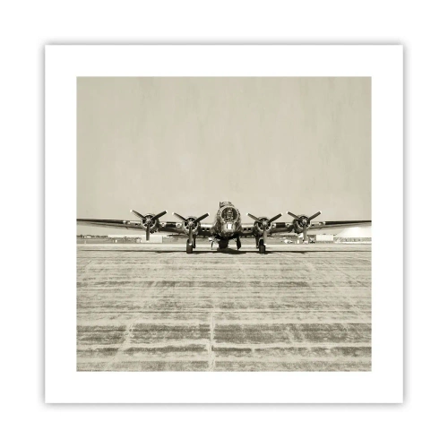 Affiche - Poster - Toujours prêt! - 40x40 cm