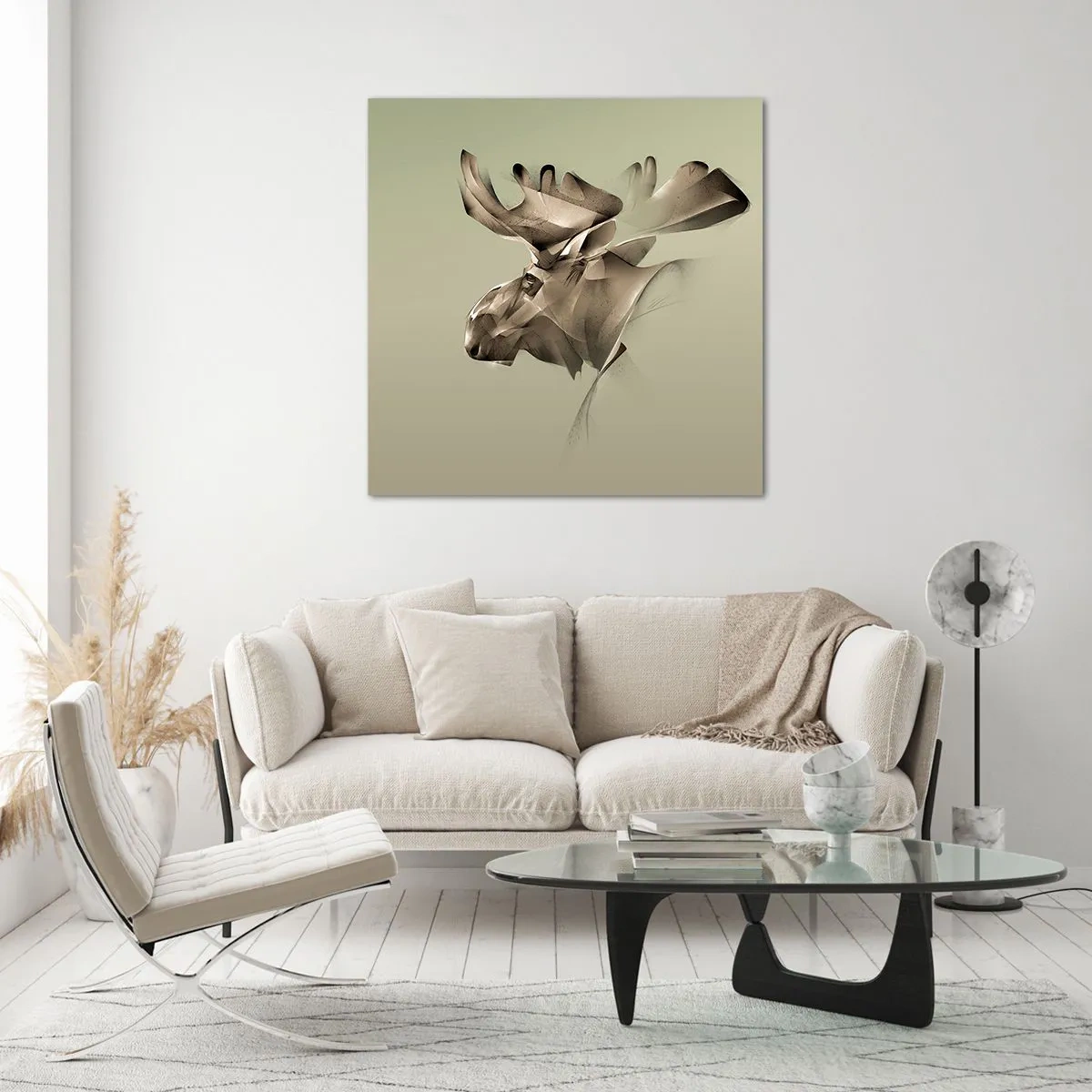 Impression sur verre - Image sur verre - La douce force de la paix - 40x40 cm