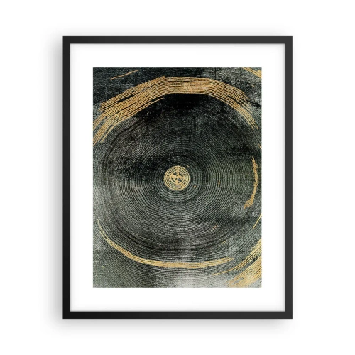 Affiche dans un cadre noir - Poster - Changement et persistance - 40x50 cm