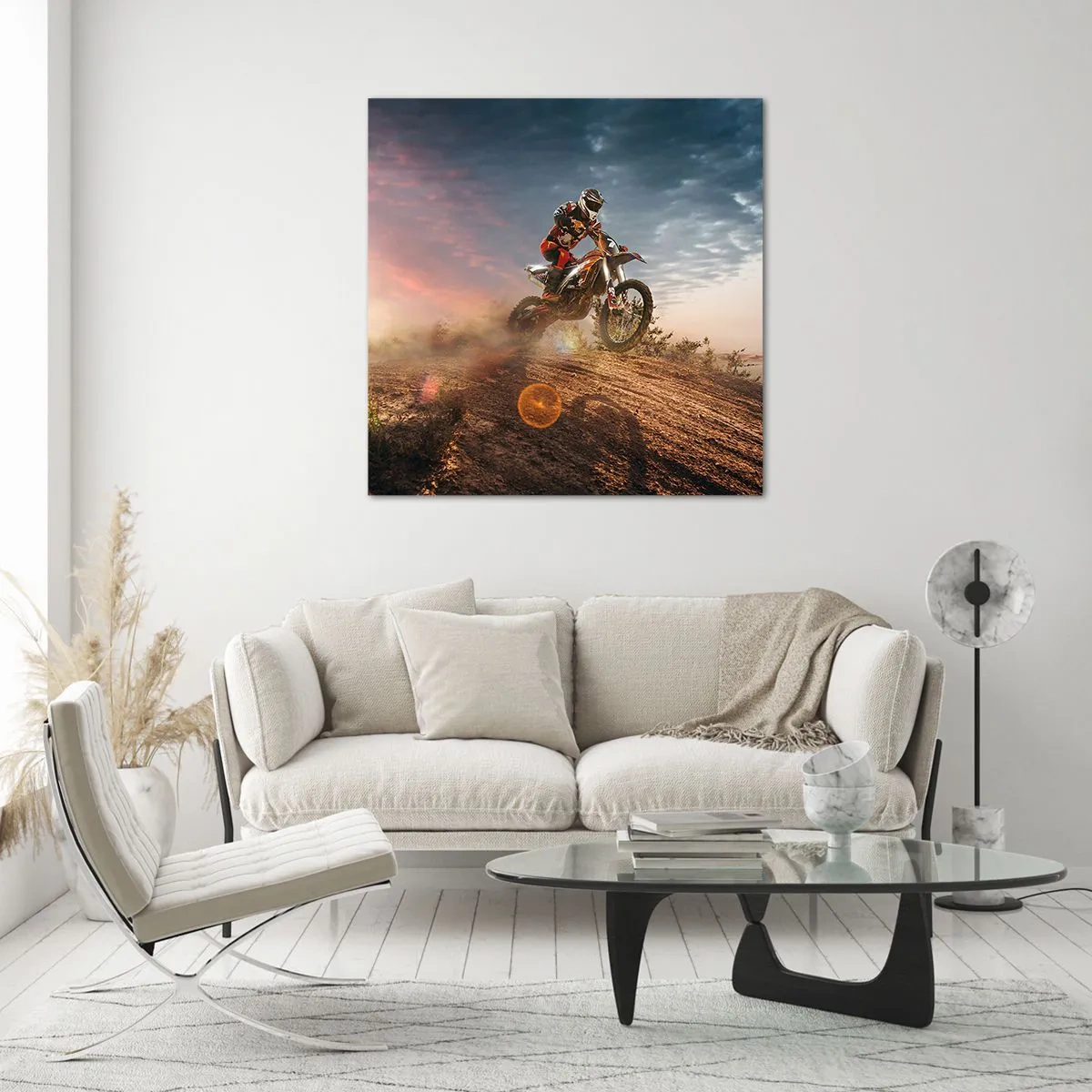 Impression sur verre - Image sur verre - Pour la victoire - 50x50 cm