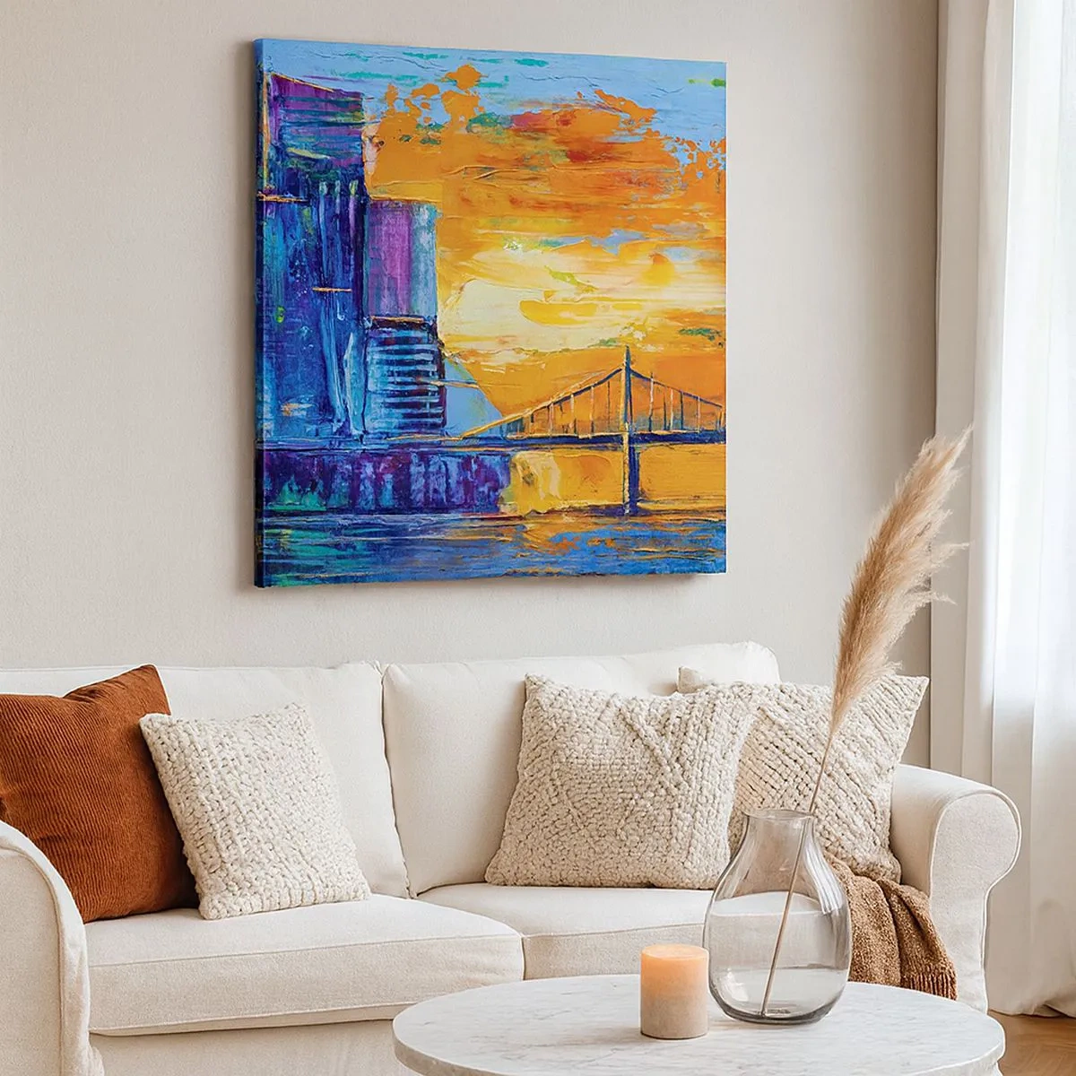 Impression sur toile - Image sur toile - Culture et nature - 30x30 cm