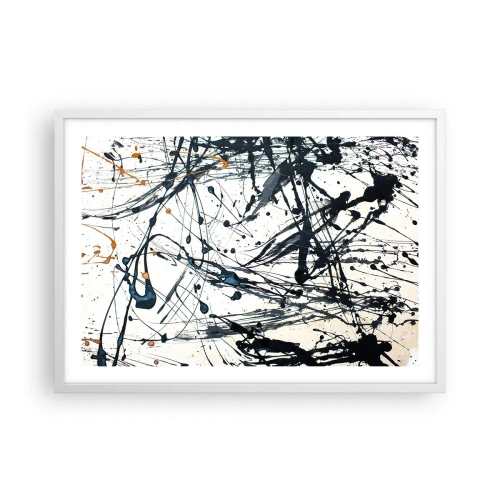 Affiche dans un cadre blanc - Poster - Ca a du sens ou ça n'en a pas ? - 70x50 cm