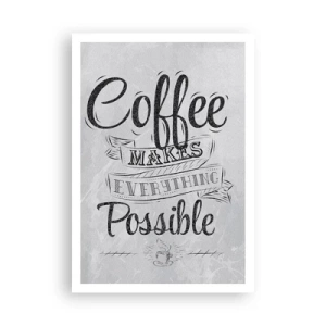 Affiche - Poster - Comment ne pas aimer le café maintenant - 70x100 cm