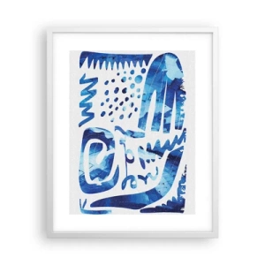 Affiche dans un cadre blanc - Poster - Retour aux racines - 40x50 cm