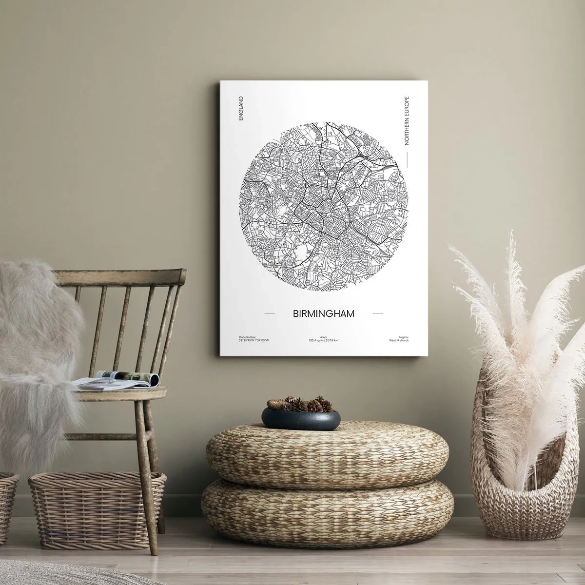 Impression sur toile - Image sur toile - Anatomie de Birmingham - 45x80 cm