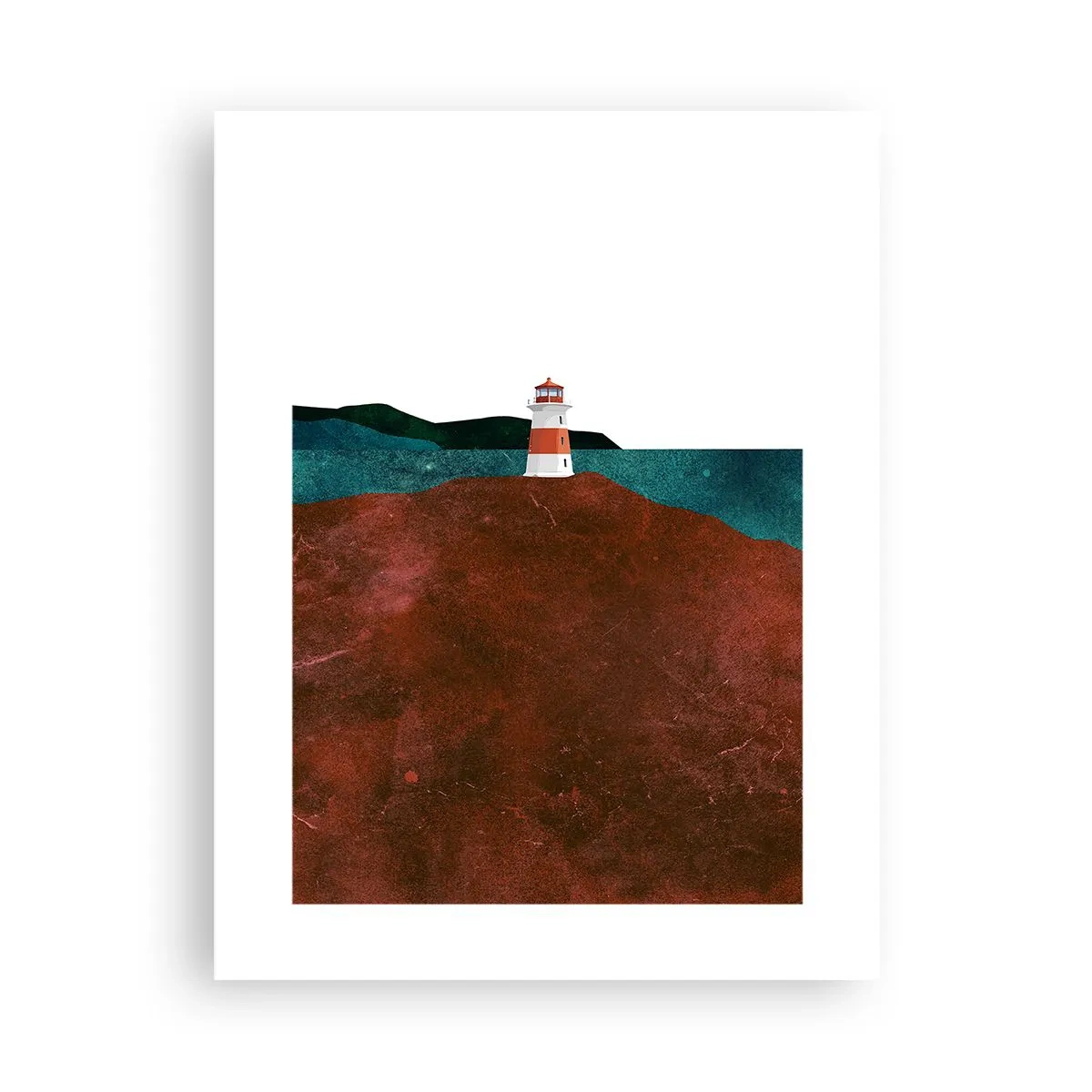 Affiche - Poster - En regardant la mer - 30x40 cm