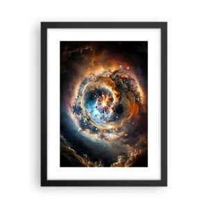 Affiche dans un cadre noir - Poster - Le début - 30x40 cm