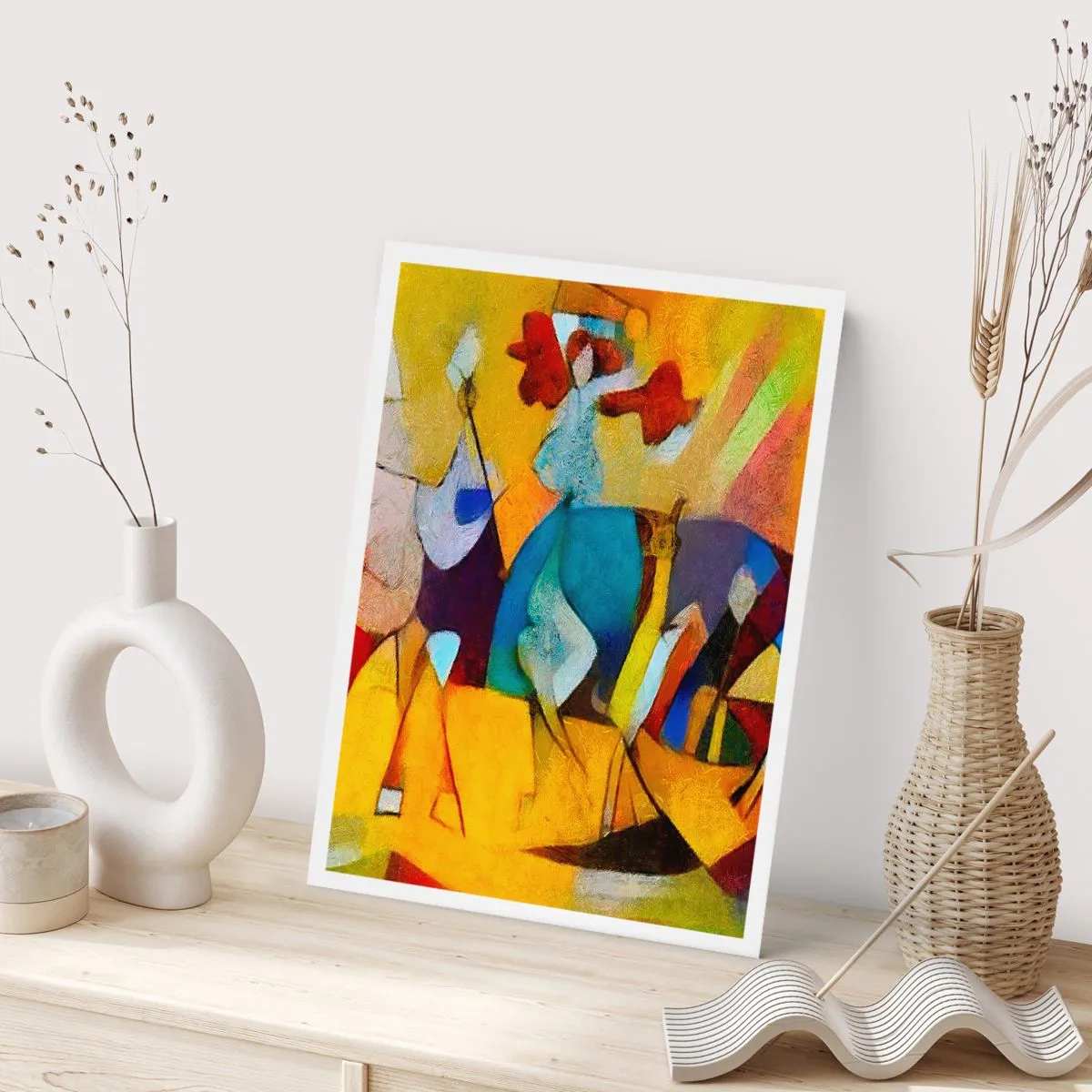 Affiche - Poster - Soleil - vie - joie - 40x50 cm