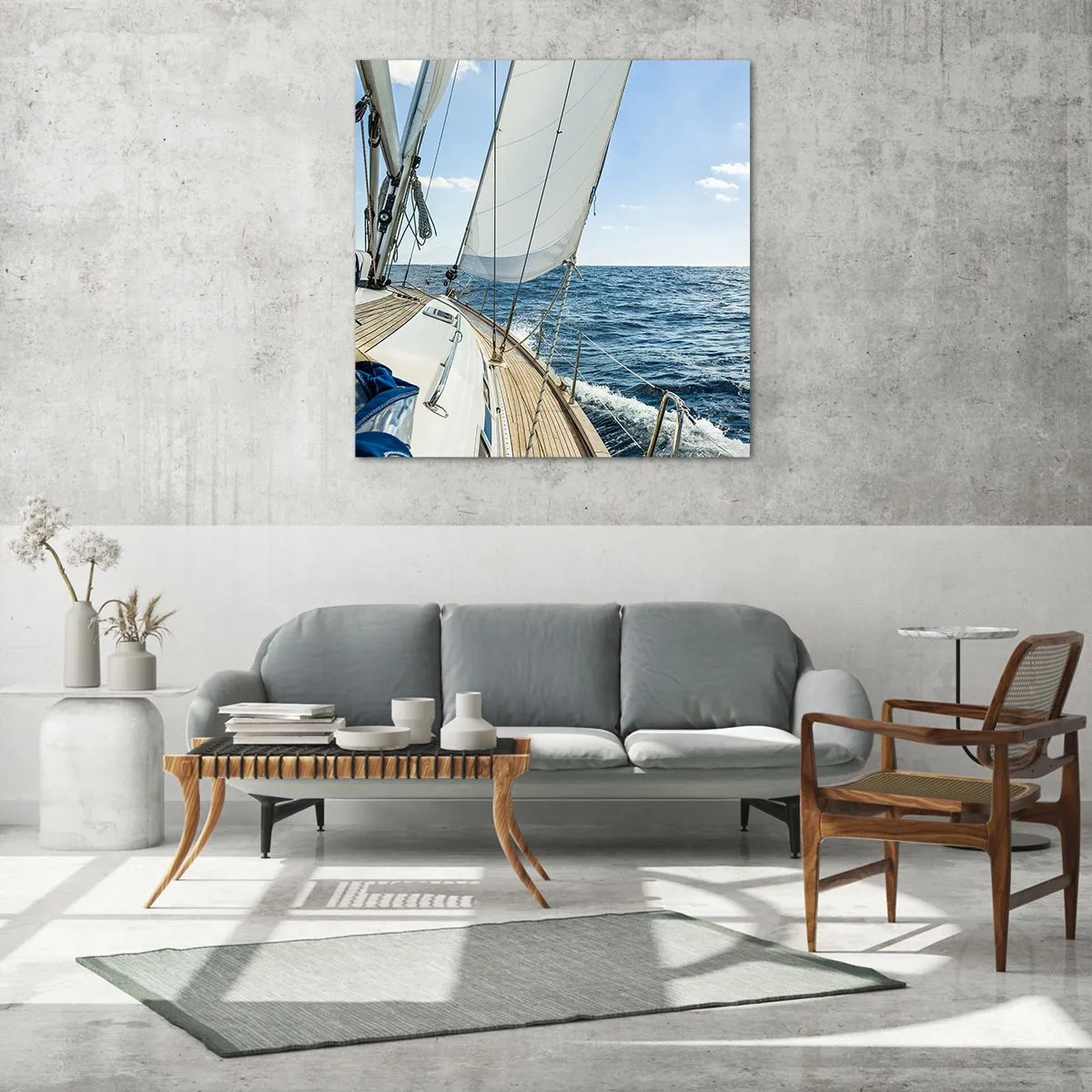 Impression sur verre - Image sur verre - Ohé, l'aventure - 60x60 cm
