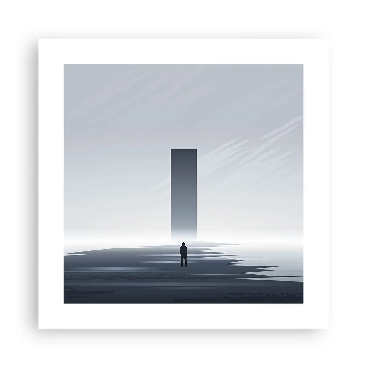 Affiche - Poster - Opportunité ou menace ? - 40x40 cm