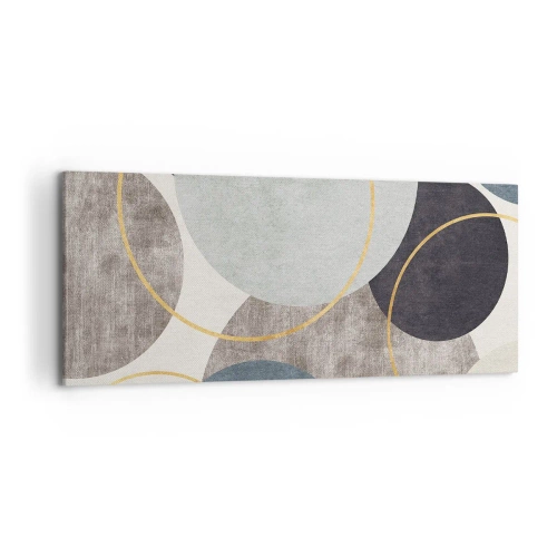 Impression sur toile - Image sur toile - Cercles sur cercles - 100x40 cm