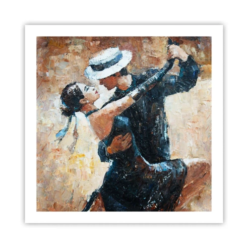 Affiche - Poster - À la Rudolf Valentino - 60x60 cm