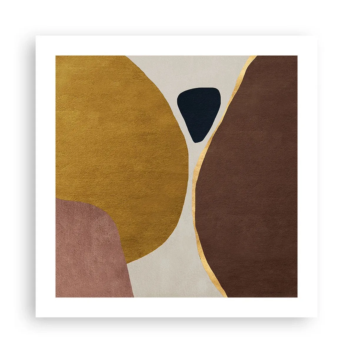 Affiche - Poster - L'abstraction – une place dans l'espace - 50x50 cm