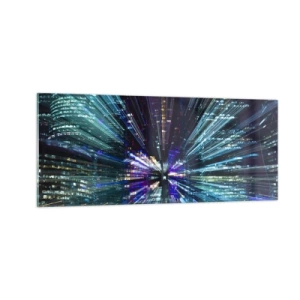 Impression sur verre - Image sur verre - Transition vers l'hyperespace - 100x40 cm