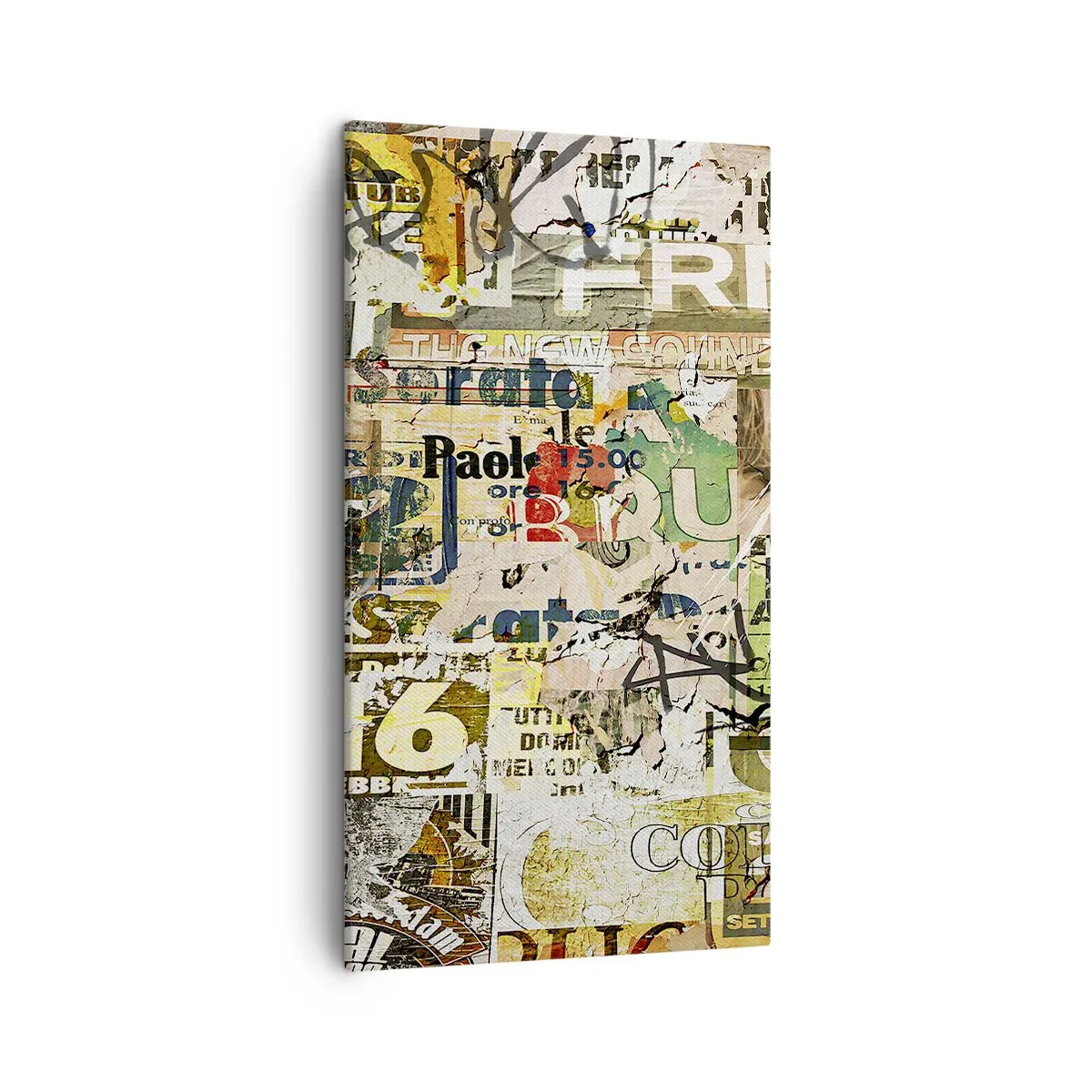 Impression sur toile - Image sur toile - Oh, il se passe quelque chose... - 45x80 cm