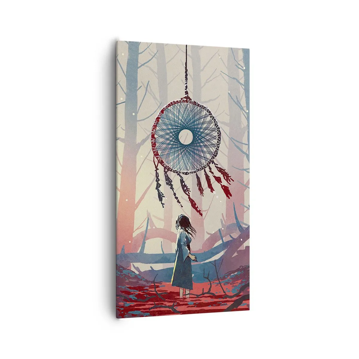 Impression sur toile - Image sur toile - Rituel secret du bonheur - 65x120 cm