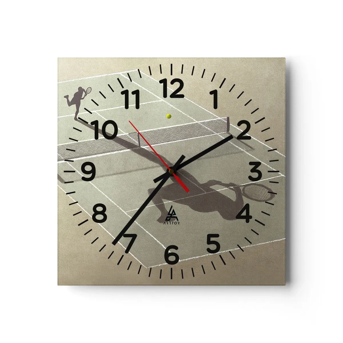 Horloge murale - Pendule murale - Dépassement de soi - 40x40 cm