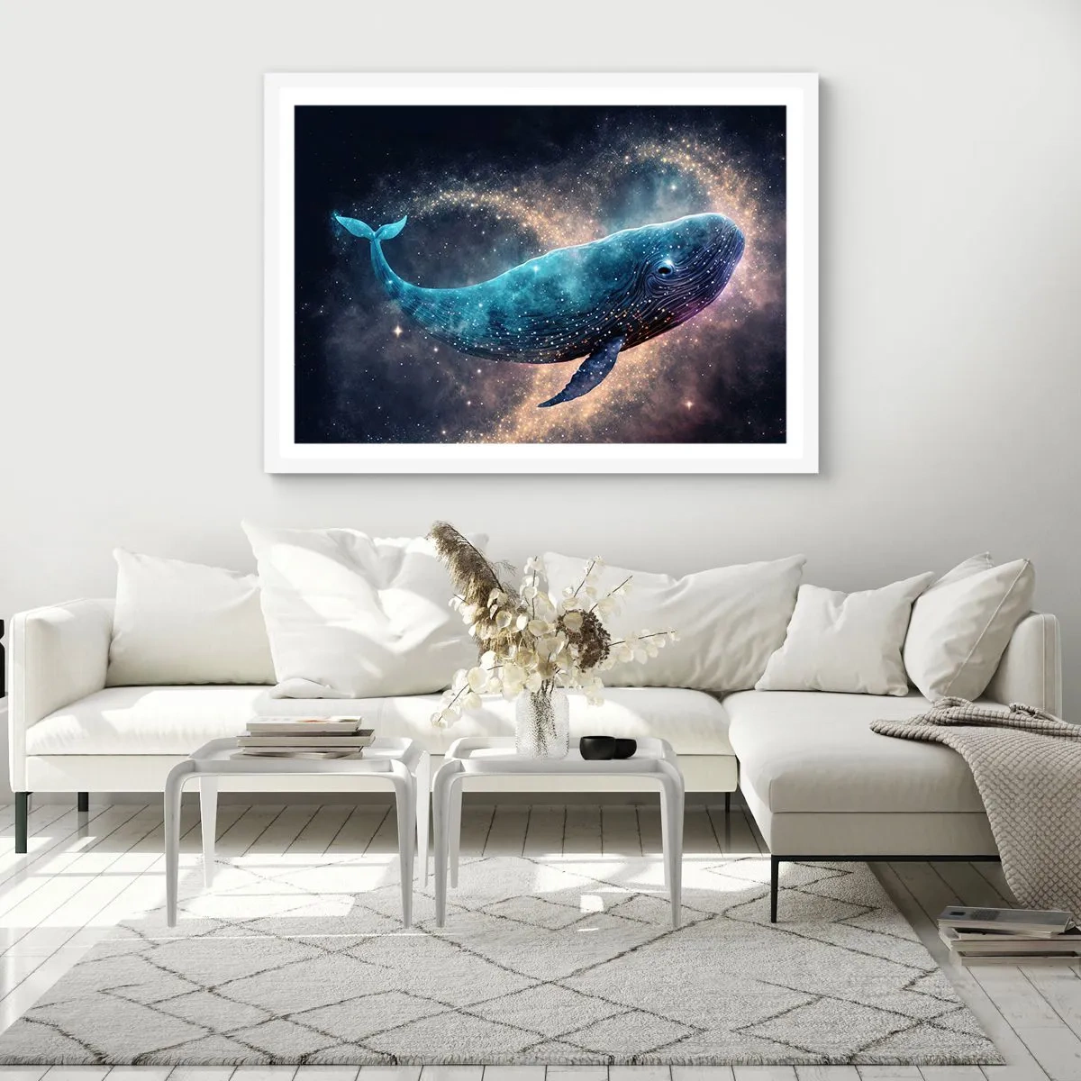 Affiche dans un cadre blanc - Poster - Un tel monde existe… - 50x40 cm