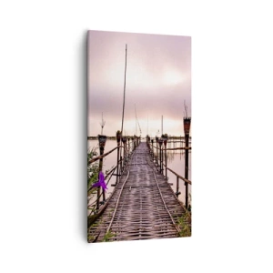 Impression sur toile - Image sur toile - Le silence et le calme d'Asie - 55x100 cm