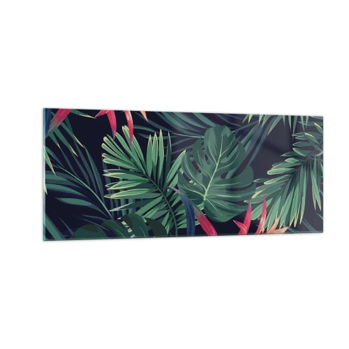 Impression sur verre - Image sur verre - immergé dans la nature - 100x40 cm