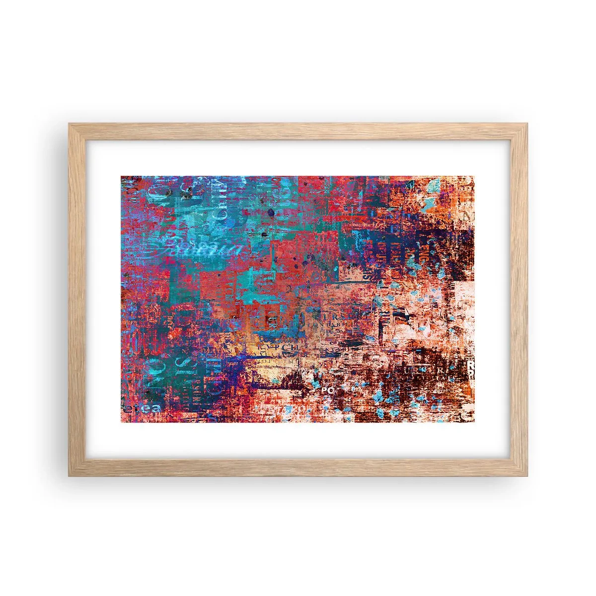 Affiche dans un chêne clair - Poster - Mémoire et oubli - 40x30 cm