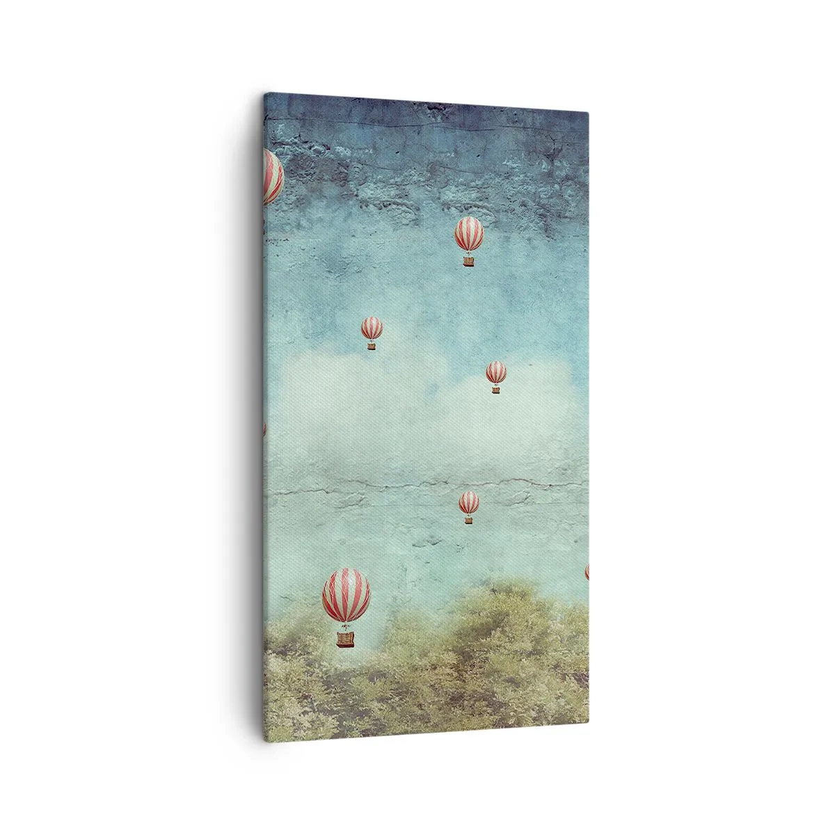 Impression sur toile - Image sur toile - Libre de l'agitation de la vie - 45x80 cm