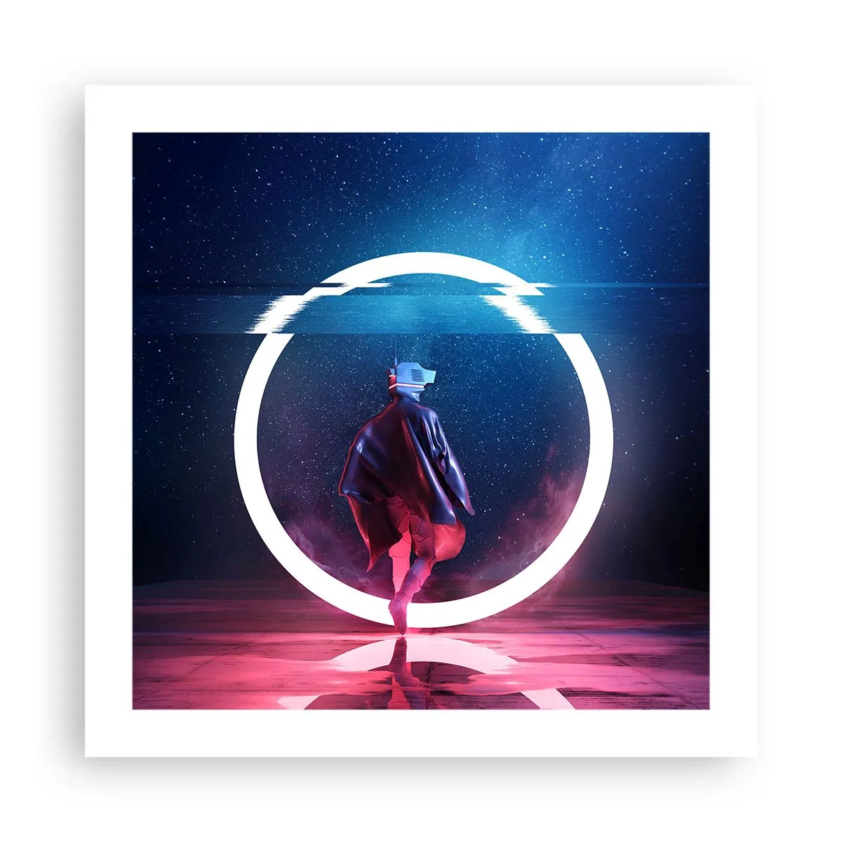 Affiche - Poster - Entre deux mondes - 50x50 cm