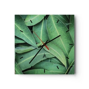 Horloge murale - Pendule murale - Juteux et frais - 40x40 cm