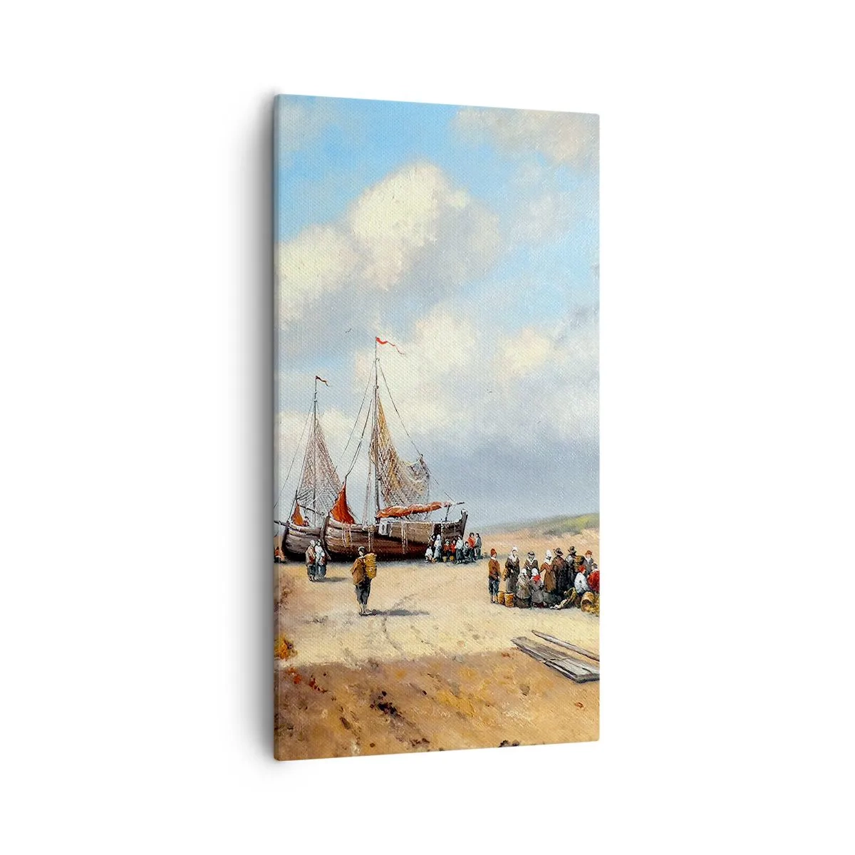 Impression sur toile - Image sur toile - Après une capture réussie - 55x100 cm