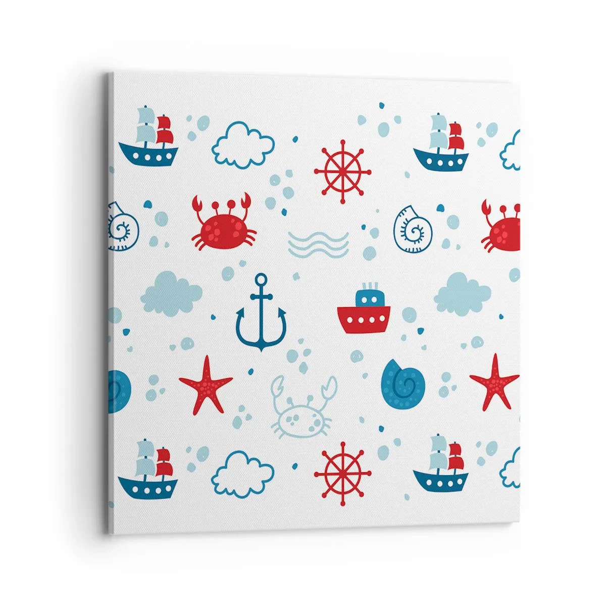 Impression sur toile - Image sur toile - Conte de fées de la mer - 70x70 cm