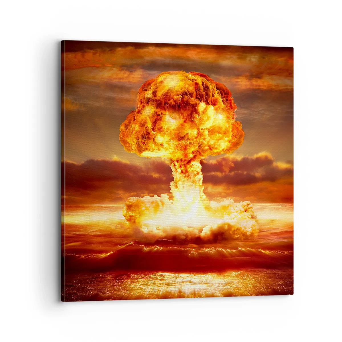 Impression sur toile - Image sur toile - Et la fin viendra - 70x70 cm