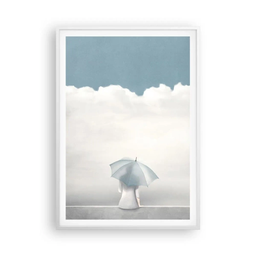 Affiche dans un cadre blanc - Poster - Aux confins de la réalité et des rêves - 70x100 cm