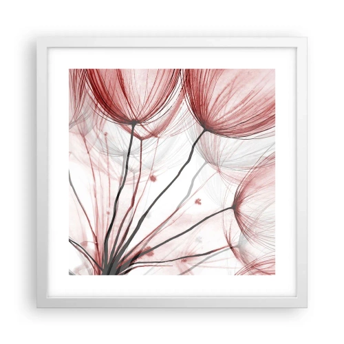 Affiche dans un cadre blanc - Poster - Avant le départ - 40x40 cm