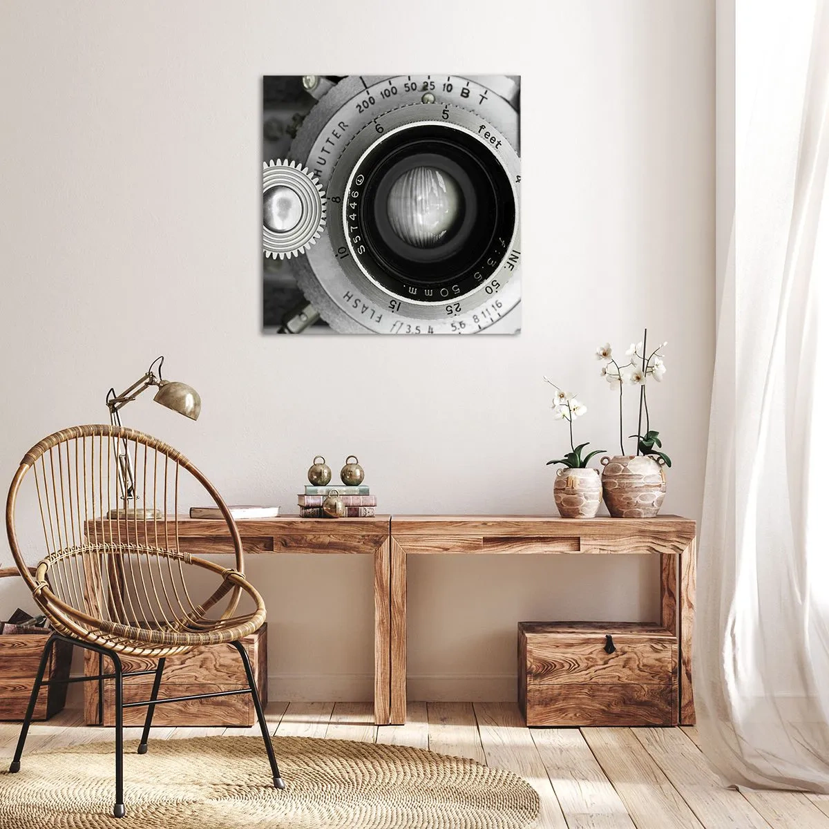 Impression sur toile - Image sur toile - Histoire d'Hollywood - 70x70 cm