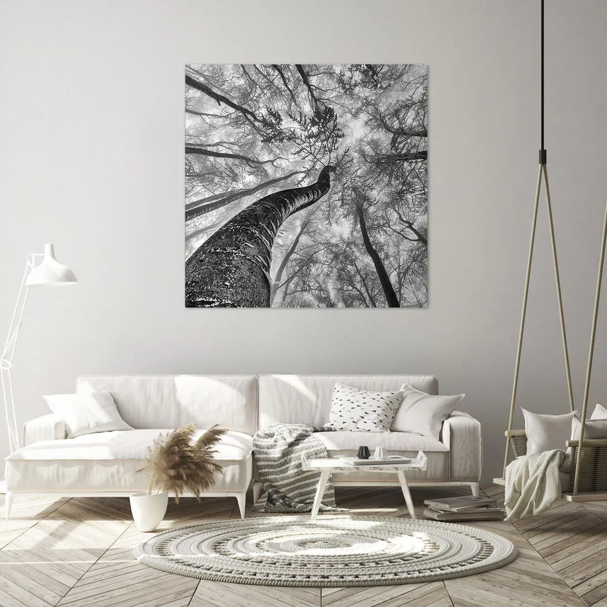 Impression sur toile - Image sur toile - Course vers la lumière - 40x40 cm