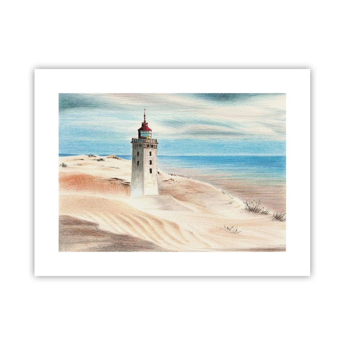 Affiche - Poster - Toujours regarder la mer - 40x30 cm