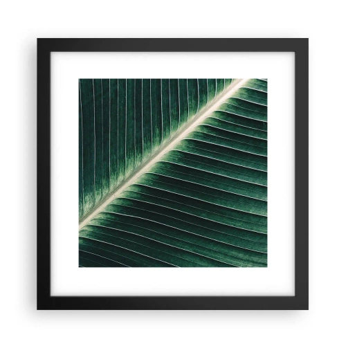 Affiche dans un cadre noir - Poster - Le rythme de la nature - 30x30 cm